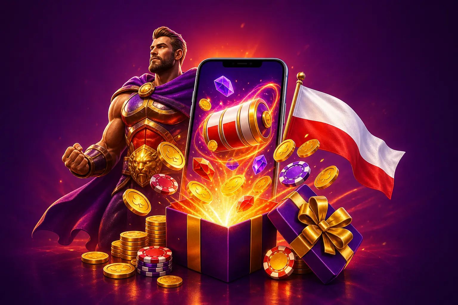 HitnSpin pakiet powitalny do 3500 PLN i 200 darmowych spinów w aplikacji mobilnej w Polsce